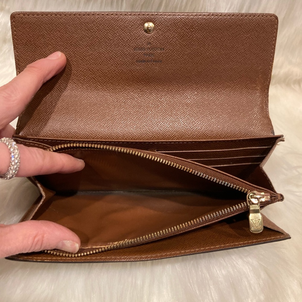 Authentic Louis Vuitton Sarah Wallet  #4.3s TH 3067 - Picture 8 of 12